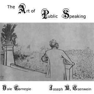 Art of Public Speaking Audiobook