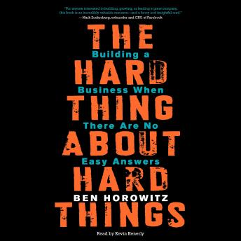 Hard Thing About Hard Things Audiobook
